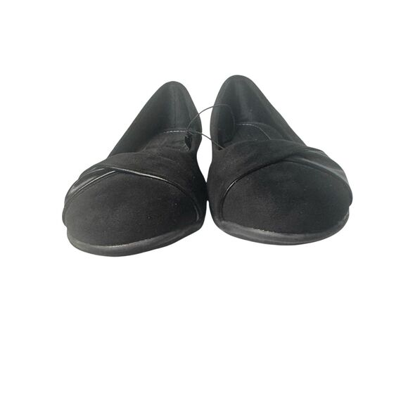 Seychelles Sz US 9.5 M Women's New Suede Slip-On Ballet Flat Shoes Black Read - Picture 3 of 11